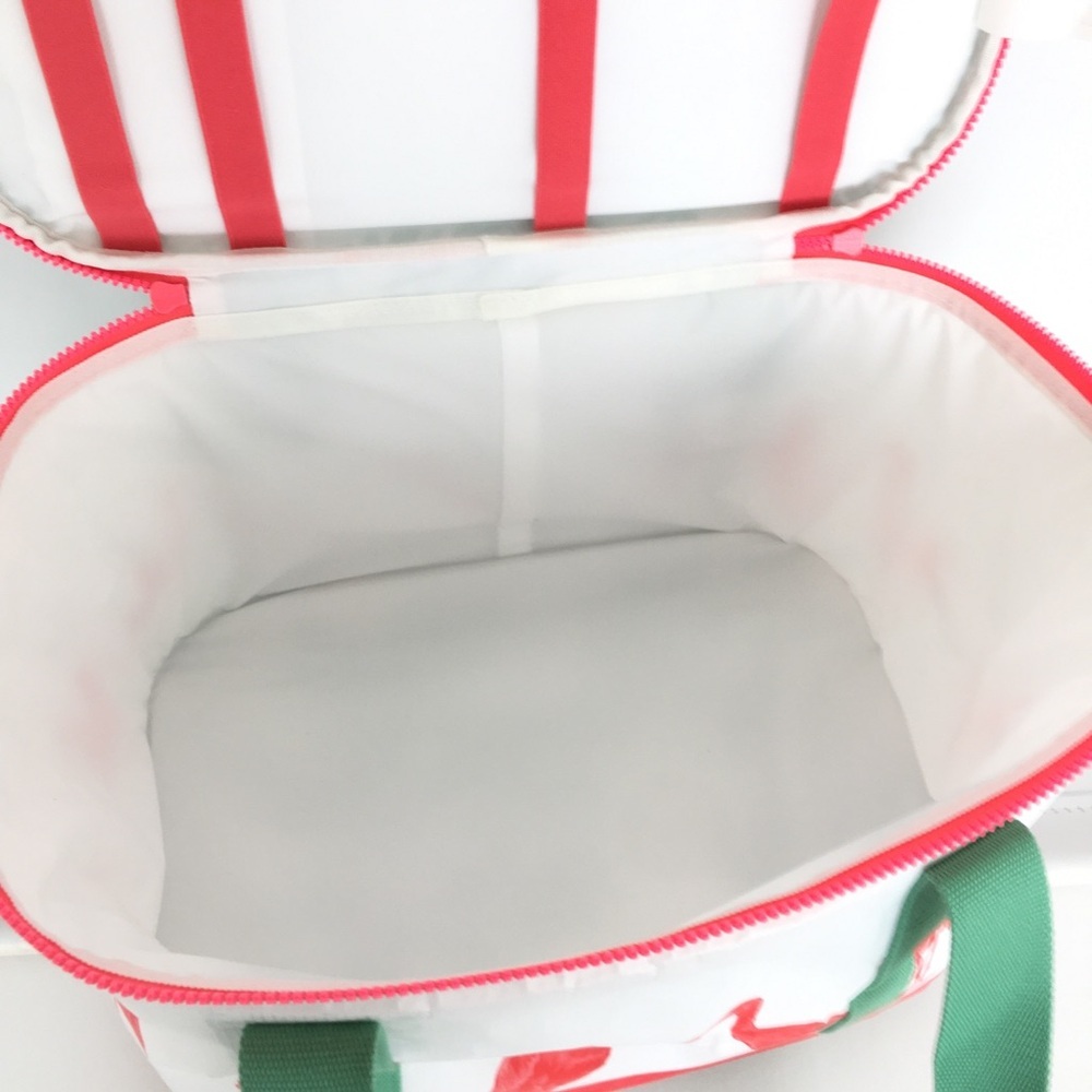 Ikea Flamingo Cooler Tote Bag NEW Sommarliv Tropical Pink White Green - Picture 10 of 13